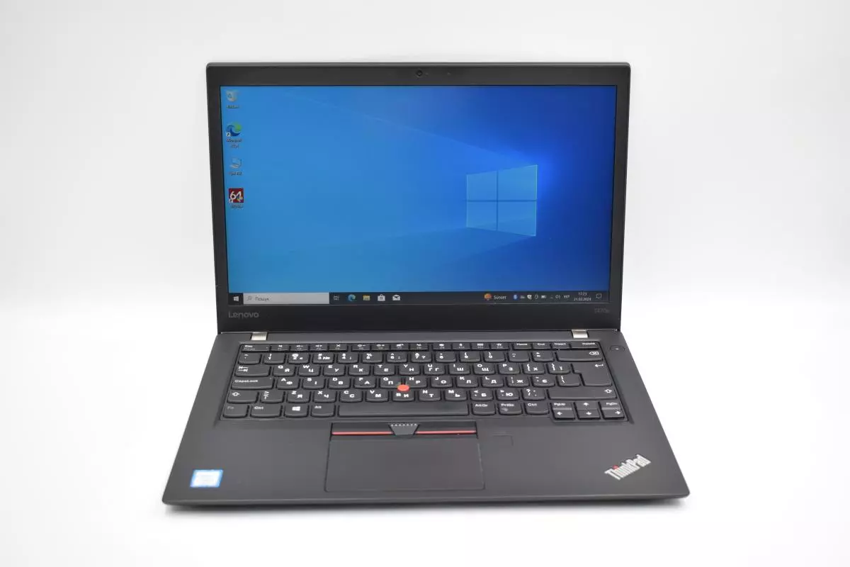 Ультрабук 14" Lenovo ThinkPad T470s Intel Core i5-7200U RAM 12 ГБ SSD 256 ГБ IPS FullHD Win10 2 АКБ Ноутбук 2