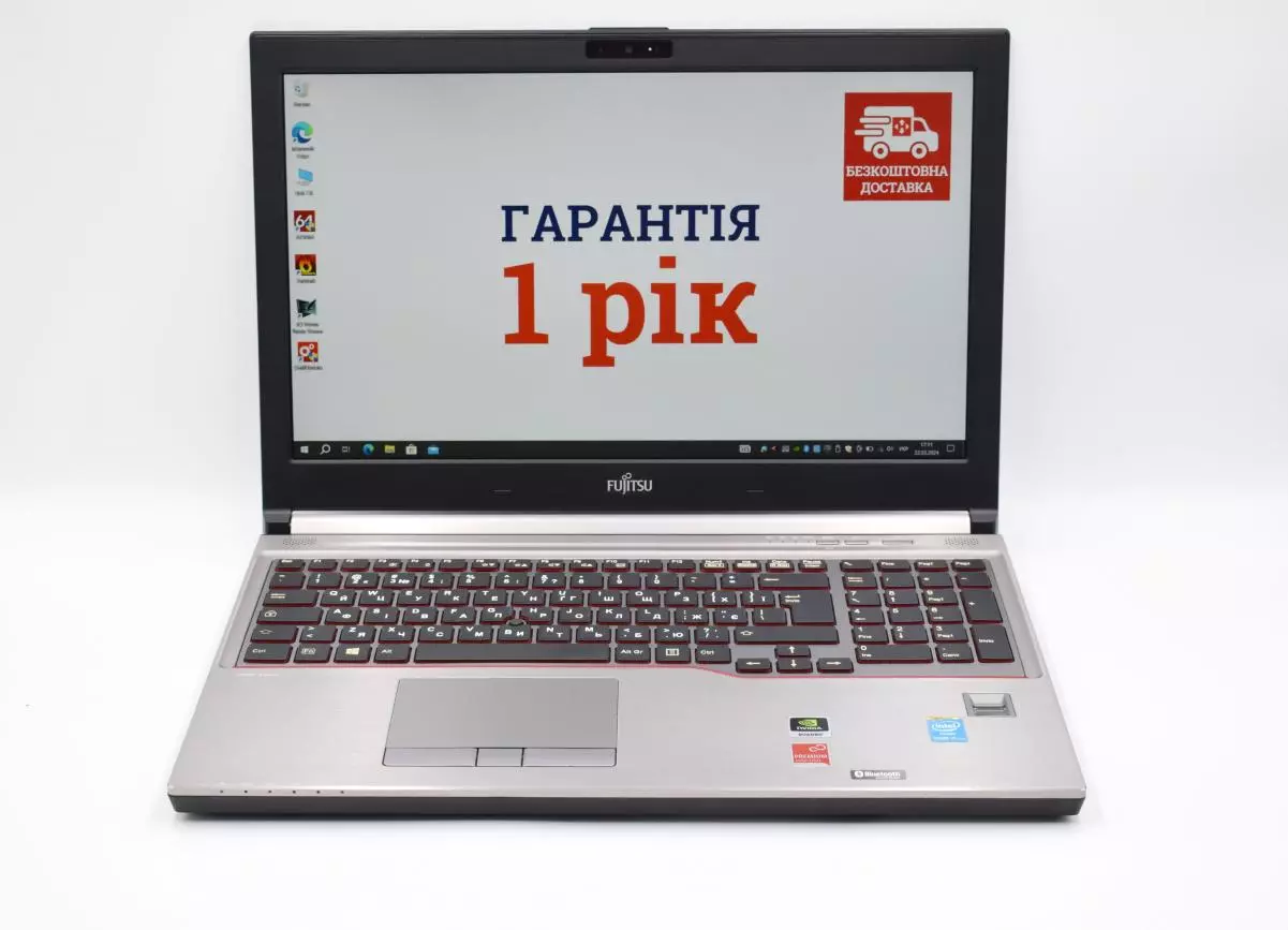 Мобільна робоча станція 15.6" Fujitsu Celsius H730 Core i7-4800MQ RAM 16 гб SSD + HDD Quadro K1100M Ноутбук 1