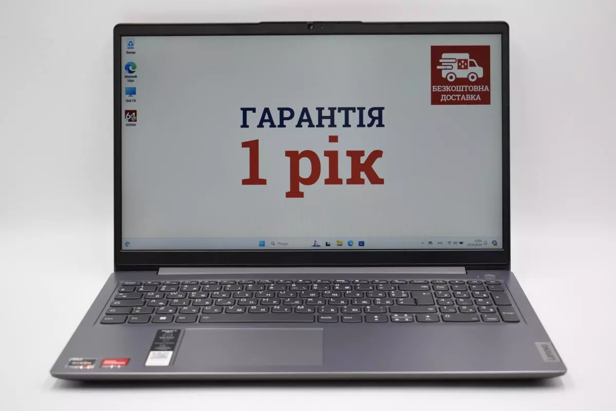 АКЦІЯ! Ноутбук Lenovo IdeaPad 3 15ALC6  AMD Ryzen 5 5500U RAM 12 ГБ SSD 256 ГБ FullHD Win11 Home 1