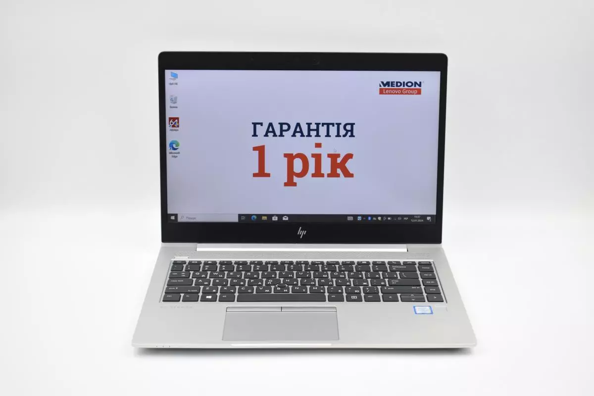 Ноутбук 14" HP ELITEBOOK 840 G5 IPS (1920x1080) FullHD Gray Intel Core i5-8350U (1.7 —3.6 ГГц) RAM 8 ГБ SSD 256 ГБ 2