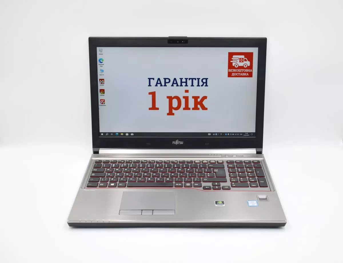 Мобільна робоча станція 15.6" Fujitsu Celsius H760 Core i7-6820HQ RAM 16 гб SSD + HDD Quadro M1000 Ноутбук 2