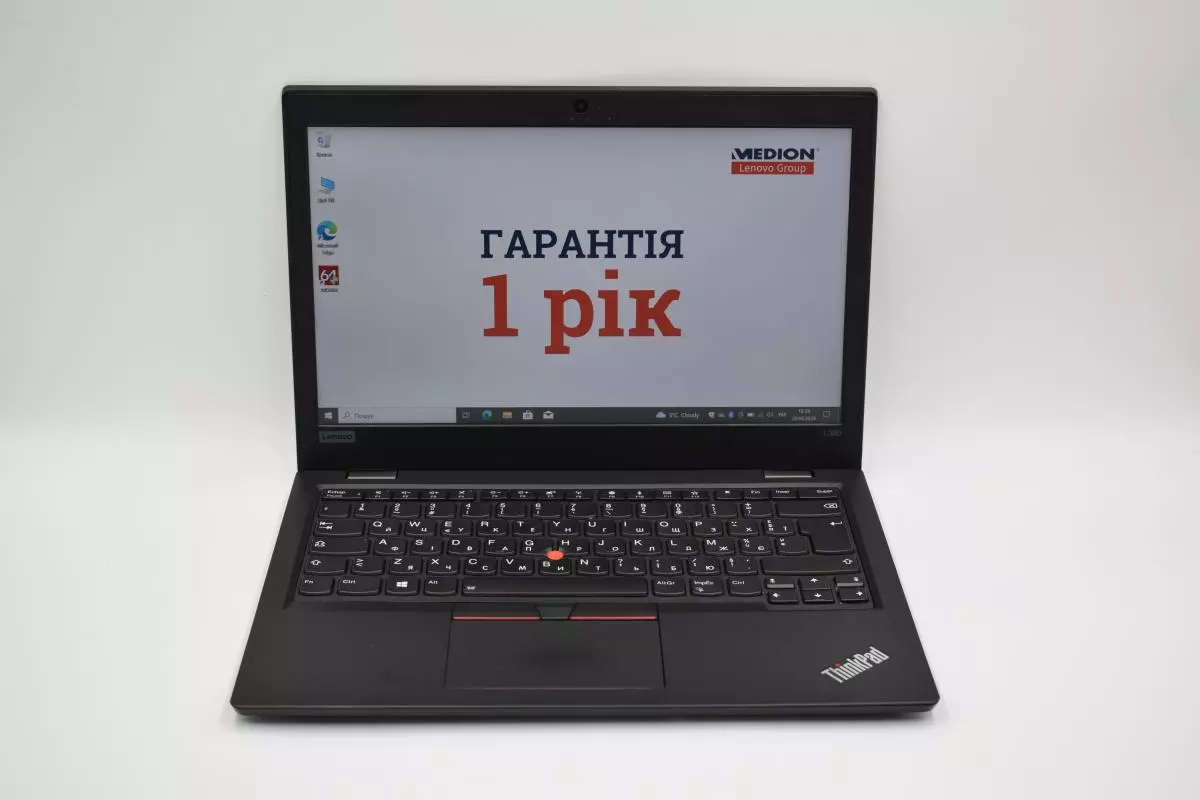 Ноутбук 13,3" Lenovo ThinkPad L380 Intel Core i3-8130U RAM 16 ГБ SSD 512 ГБ підсвітка Win10 Pro 1